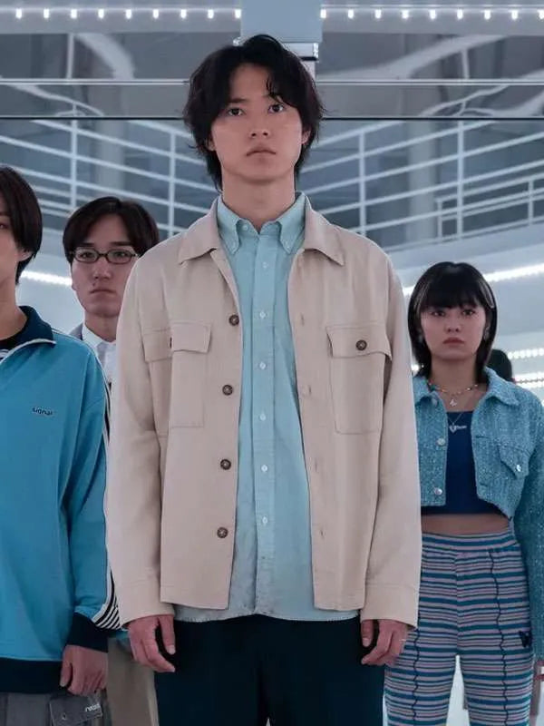 Alice-in-Borderland-2025-Kento-Yamazaki-Beige-Cotton-Jacket
