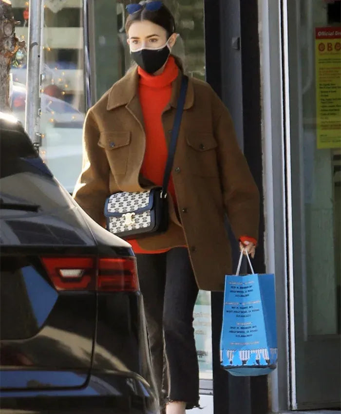 Brown jacket Emily in Paris Season 2