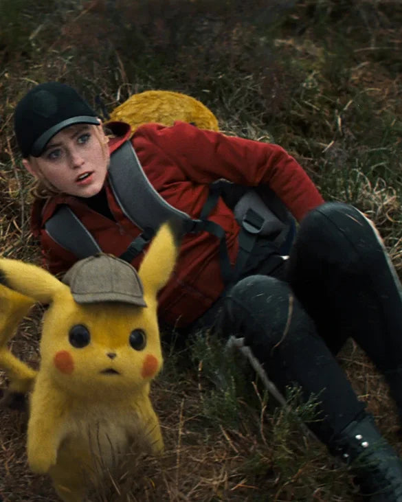 Lucy Stevens Pokémon Detective Pikachu Red Jacket