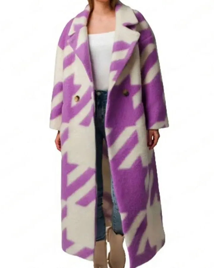 Emily Cooper S03 purple trench coat
