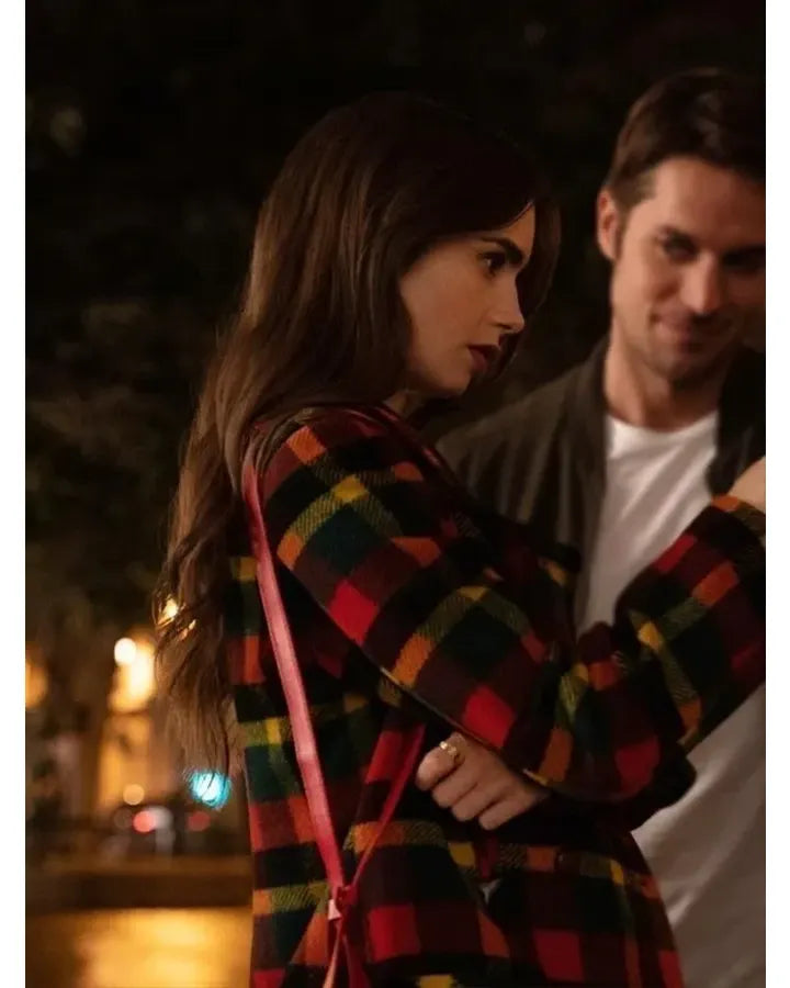 Emily Cooper plaid coat