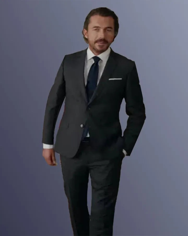 Emily in Paris Antoine black suit