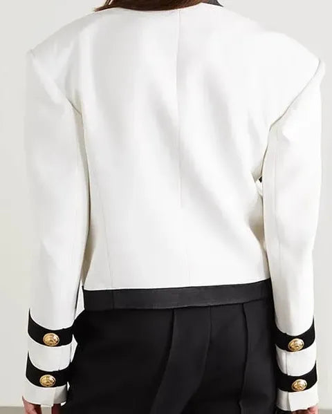 Emily in Paris Camille white jacket