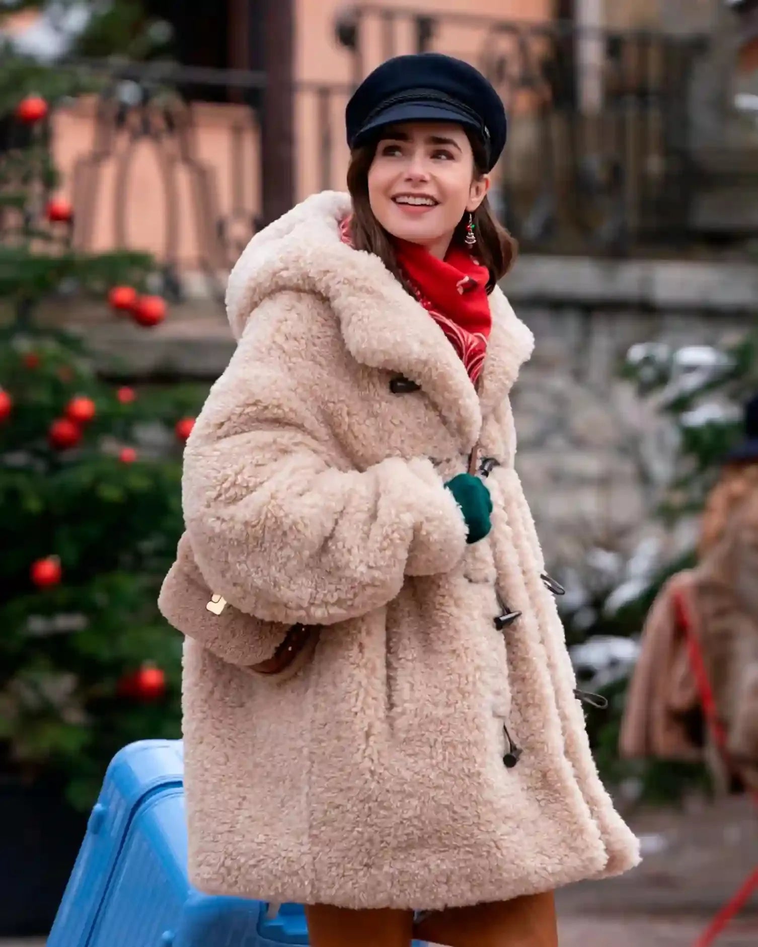 Emily in Paris Lily sherpa jacket
