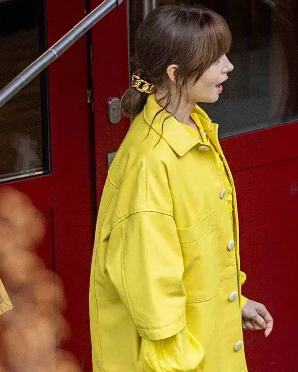 Emily in Paris Lily yellow jacket