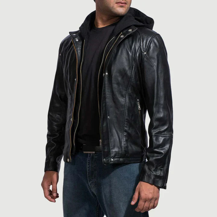 Men_s_Black_Hooded_Leather_Jacket_Open