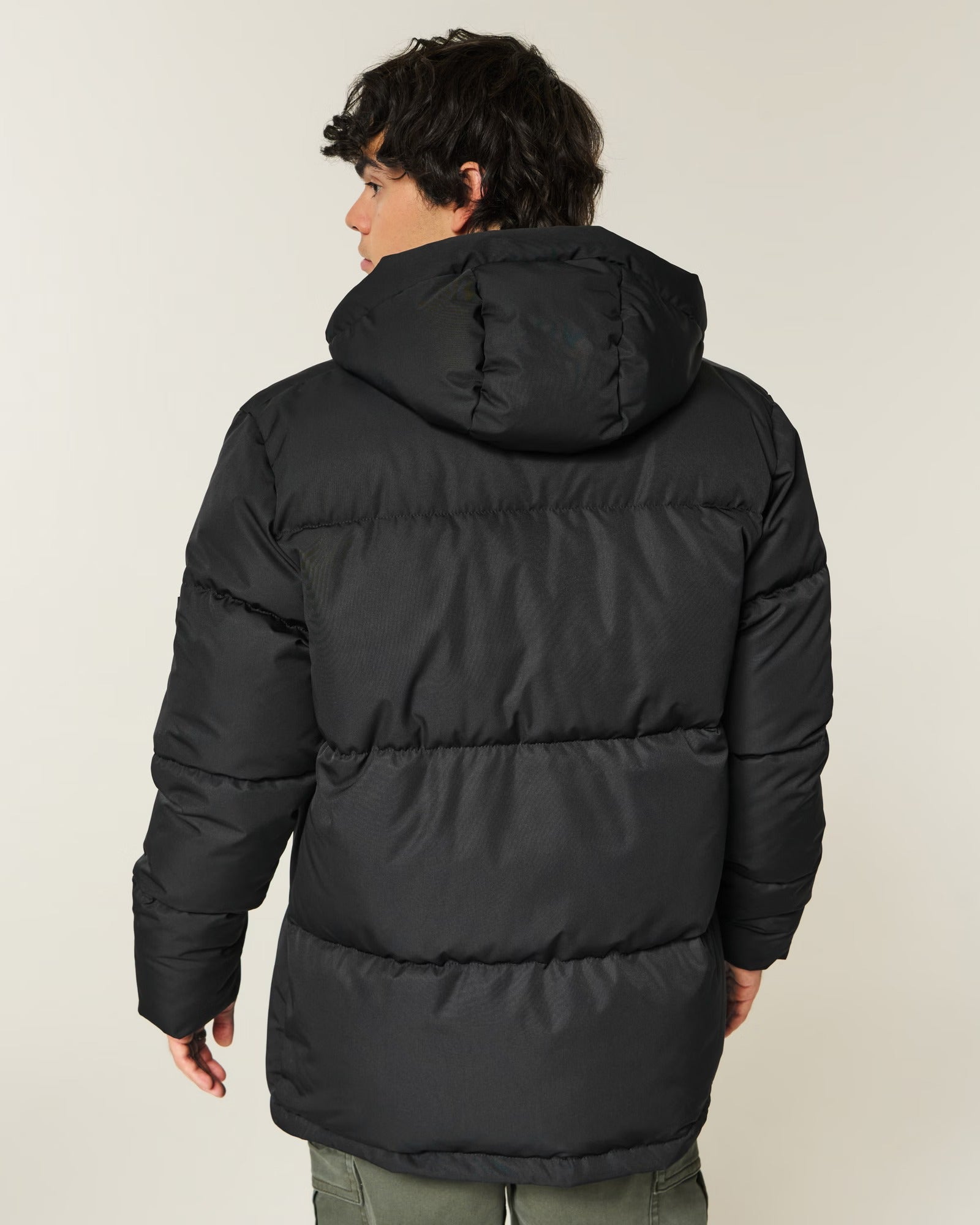 Parka Puffer Black Jacket