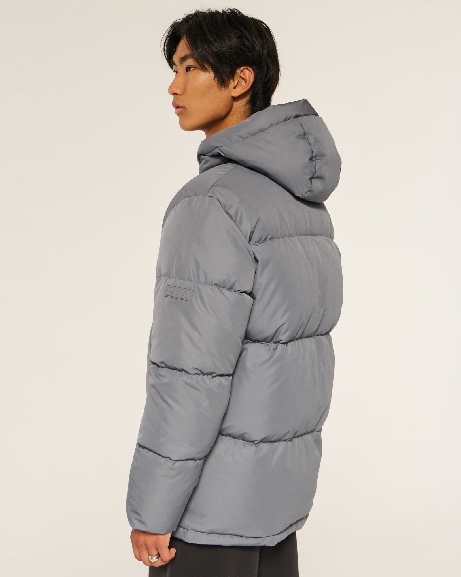 Parka Puffer Gray Jacket Men