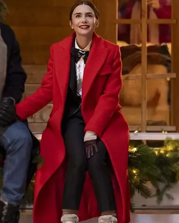 Red coat Emily in Paris Season 4