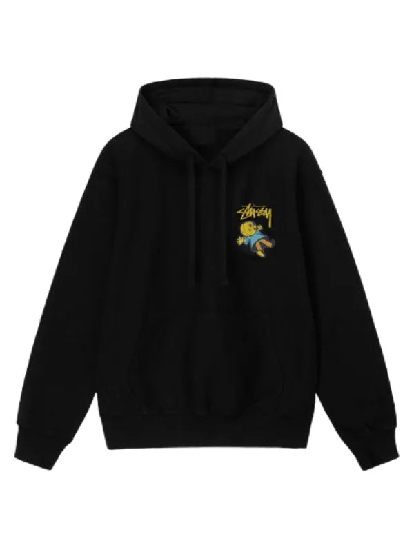 Stussy-Dollie-Black-Zip-Up-Hoodie