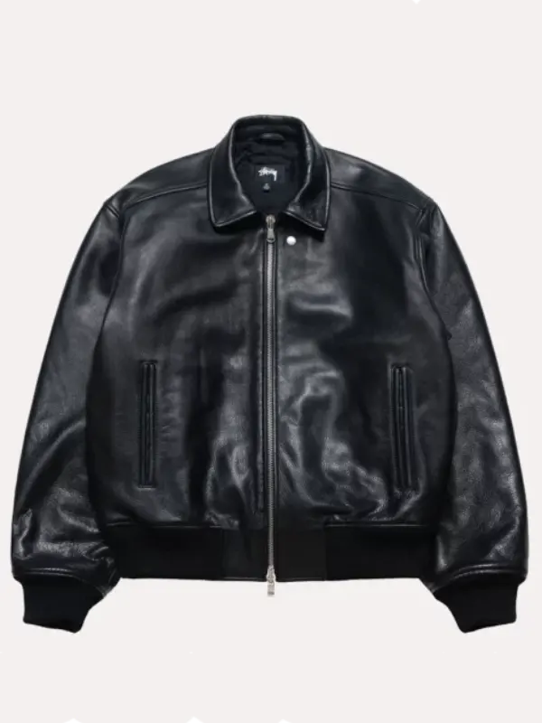 Stussy-Leather-Jacket