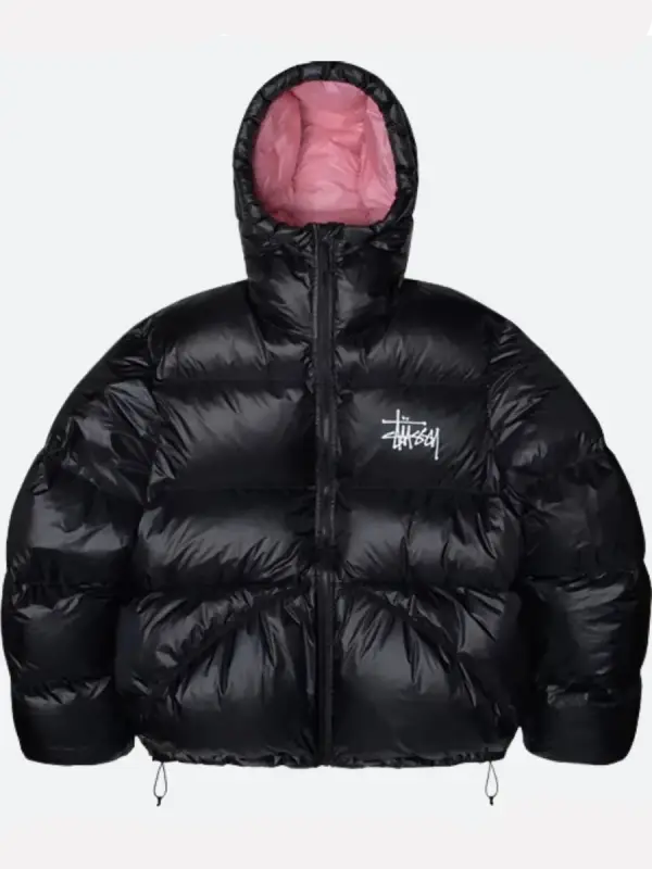 Stussy-Puffer-Black-Jacket