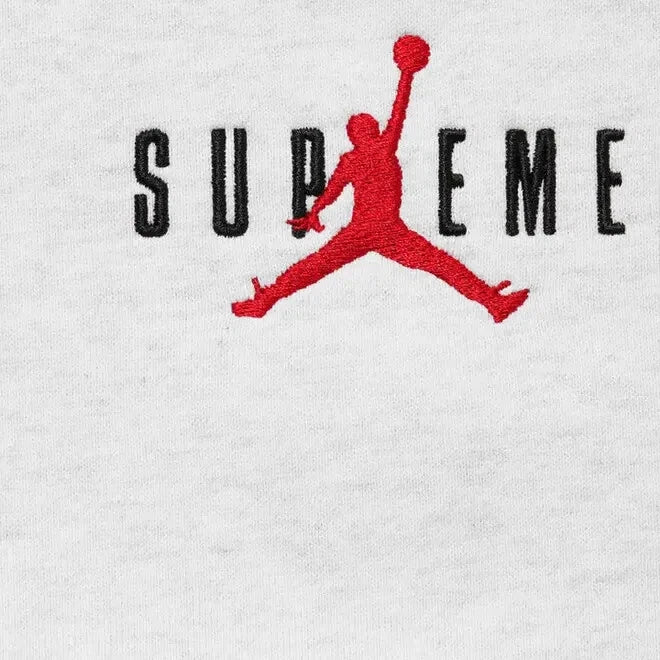 Supreme Jordan Hoodie Emboridery