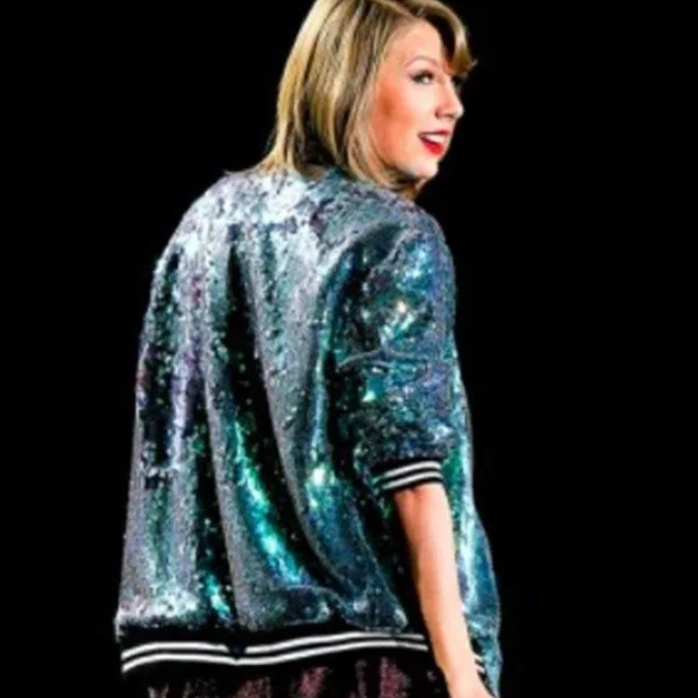Taylor Swift Green Sequin Jacket
