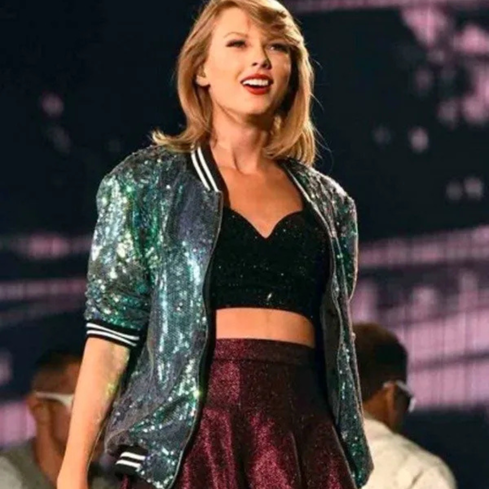 Taylor Swift Green Sequin Jacket