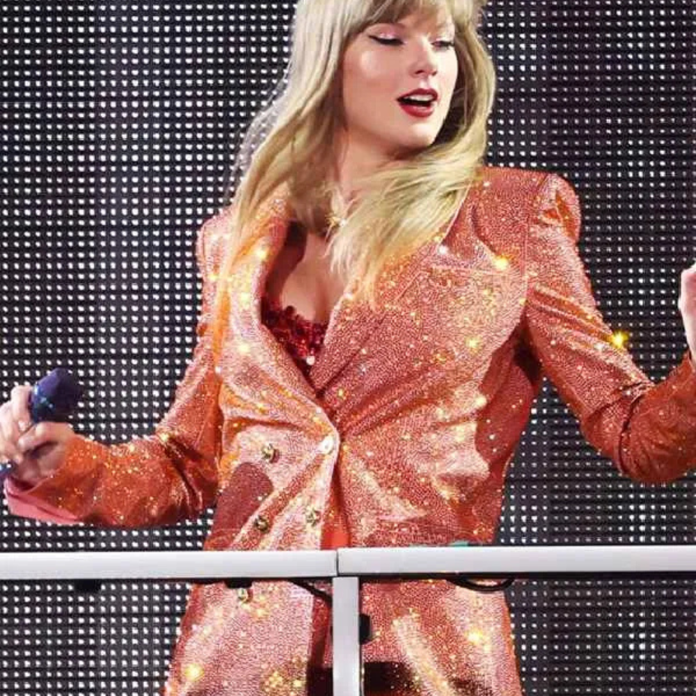 Taylor Swift Eras Tour Orange Blazer