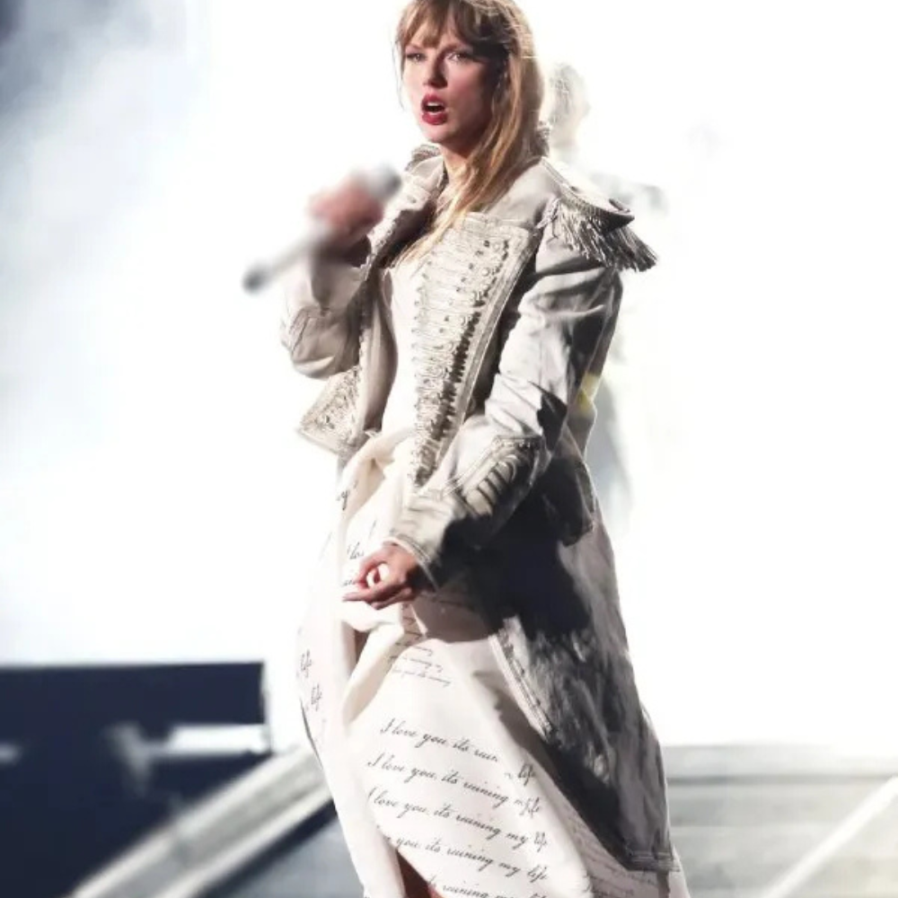 Taylor Swift White Tailcoat Paris New Eras Tour
