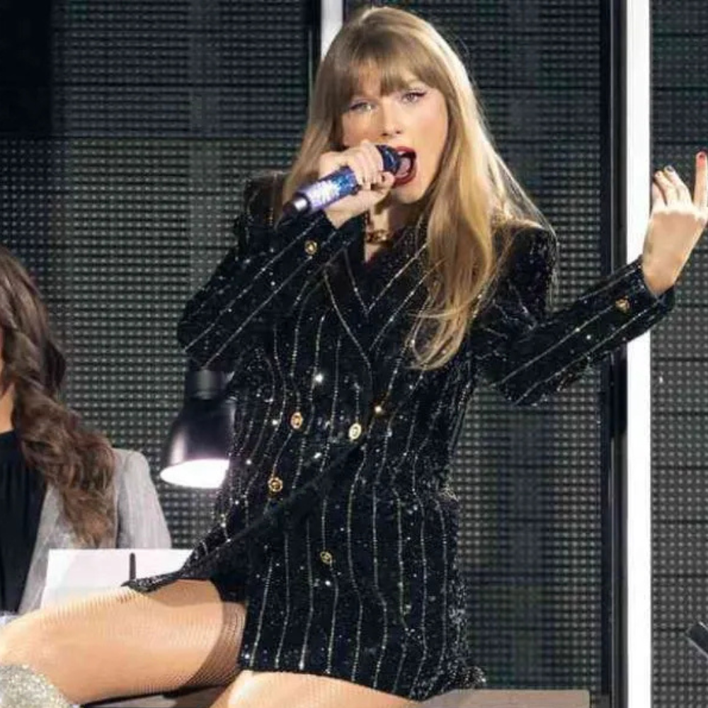 Eras Tour 2023 Taylor Swift Black Coat