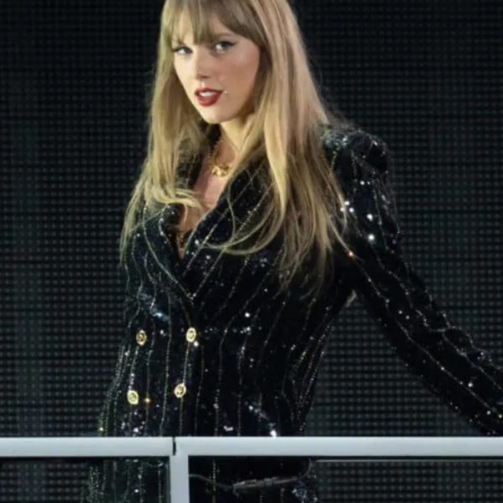 Taylor Swift Eras Tour Black Coat