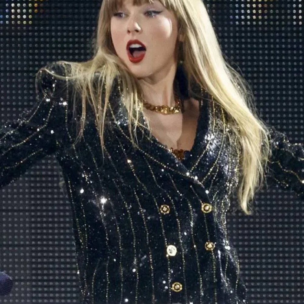 Taylor Swift Black Coat Eras Tour