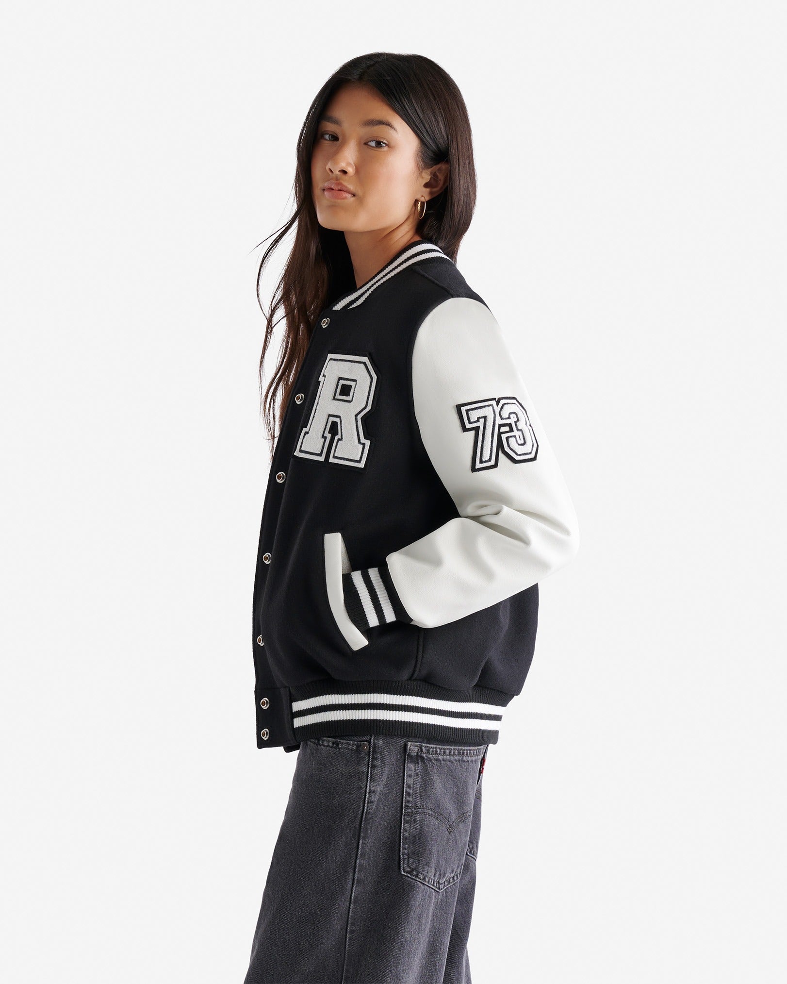 WomenBlack_WhiteVarsityJacket