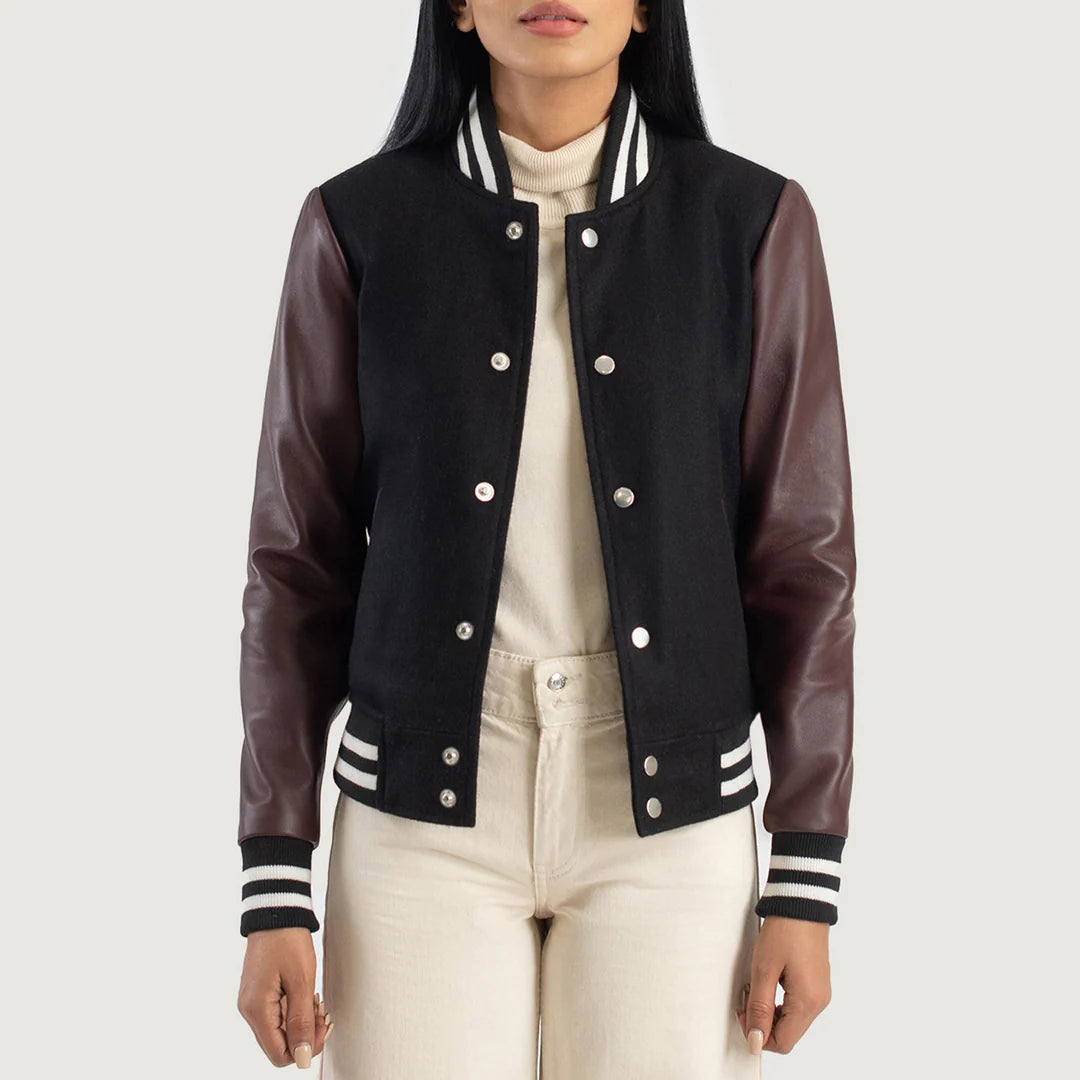 Women_s_Savant_Maroon_Hybrid_Varsity_Jacket