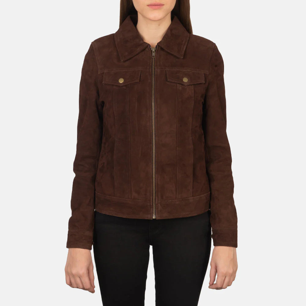 Women_s_Suzy_Mocha_Suede_Jacket_Front_Closed