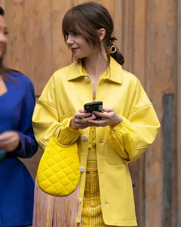 Yellow jacket Emily in Paris Season 4