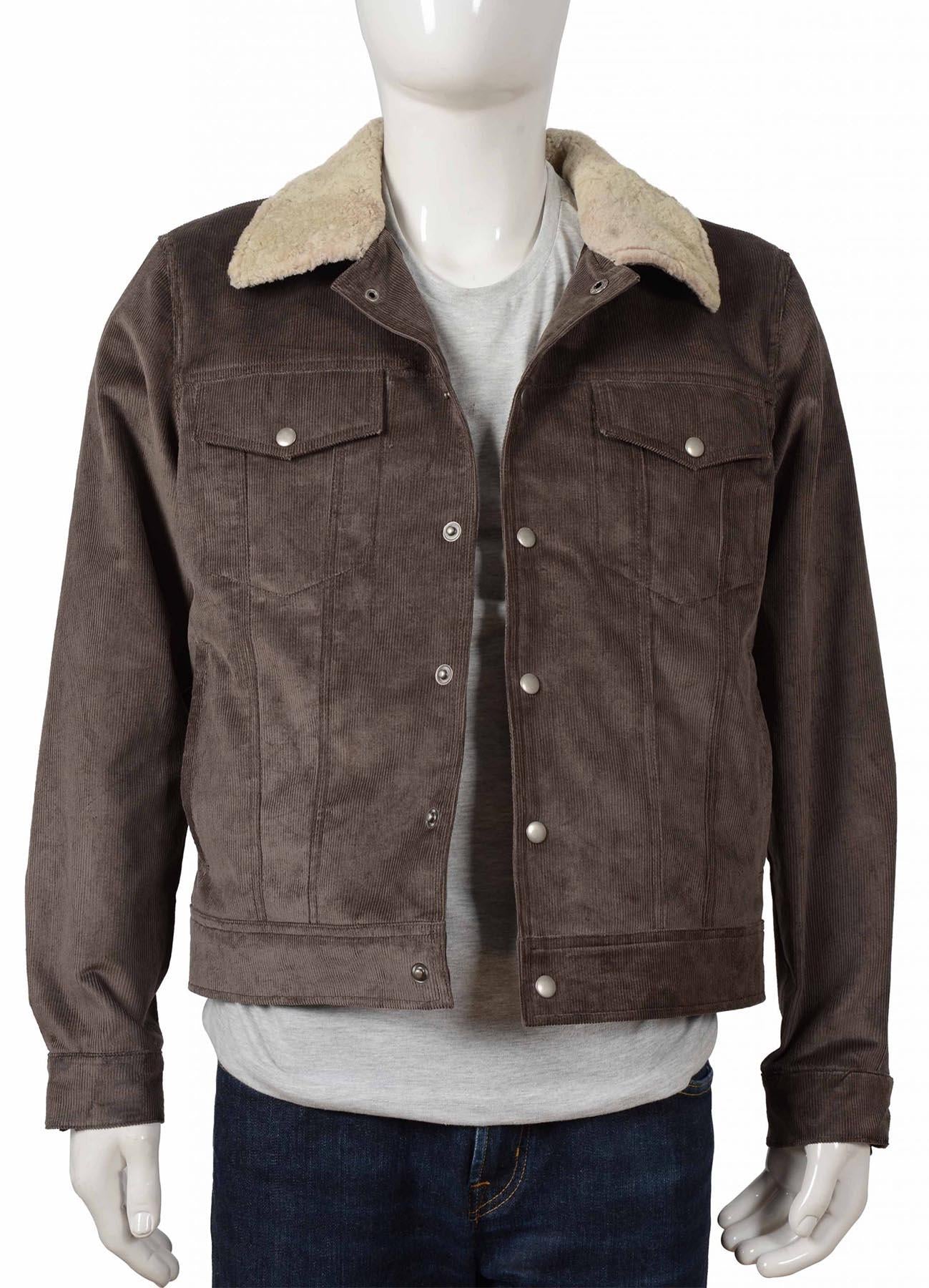 yellowstone-fur-collar-brown-corduroy-jacket